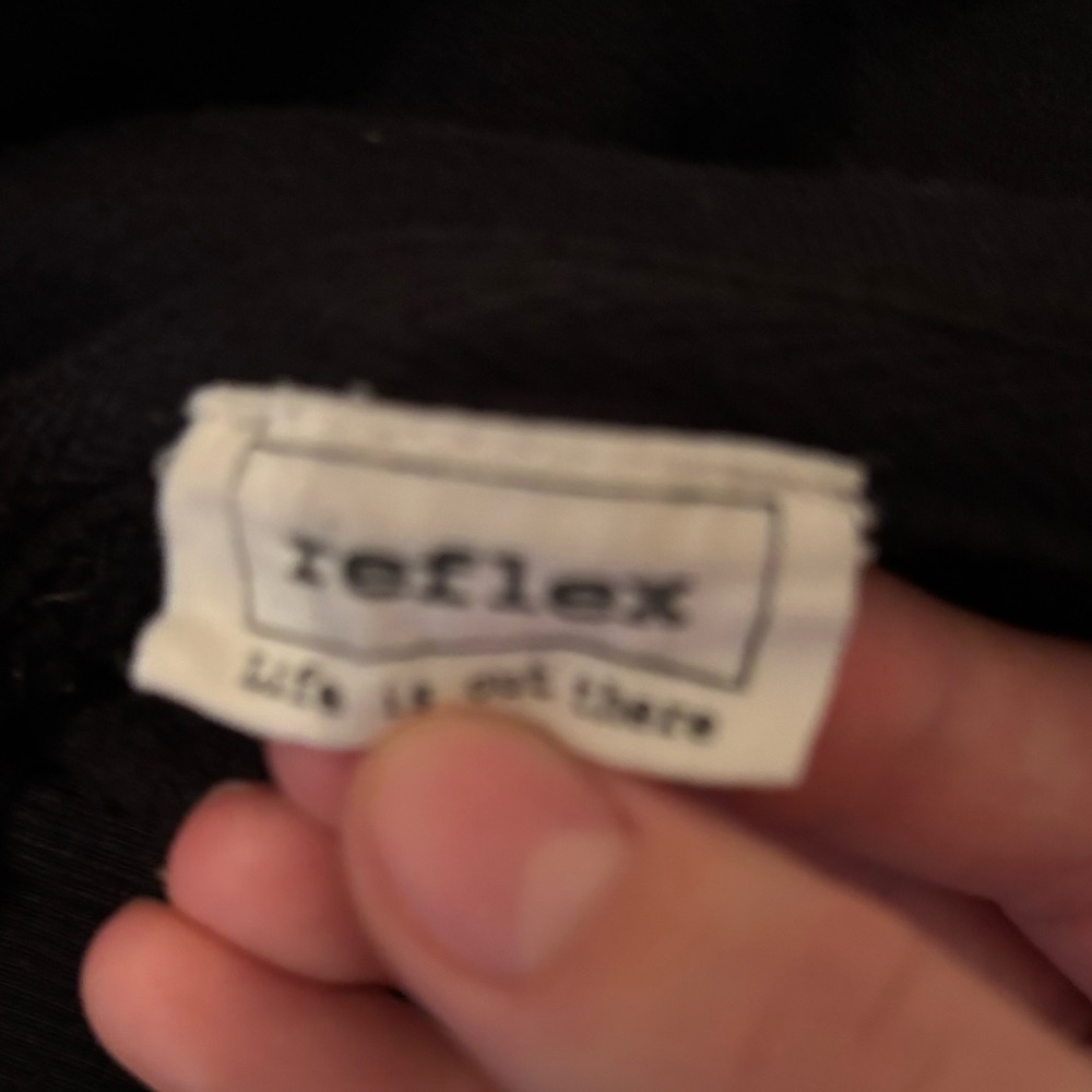 Reflex Black Zip-Up Hoodie - Picture 3 of 4